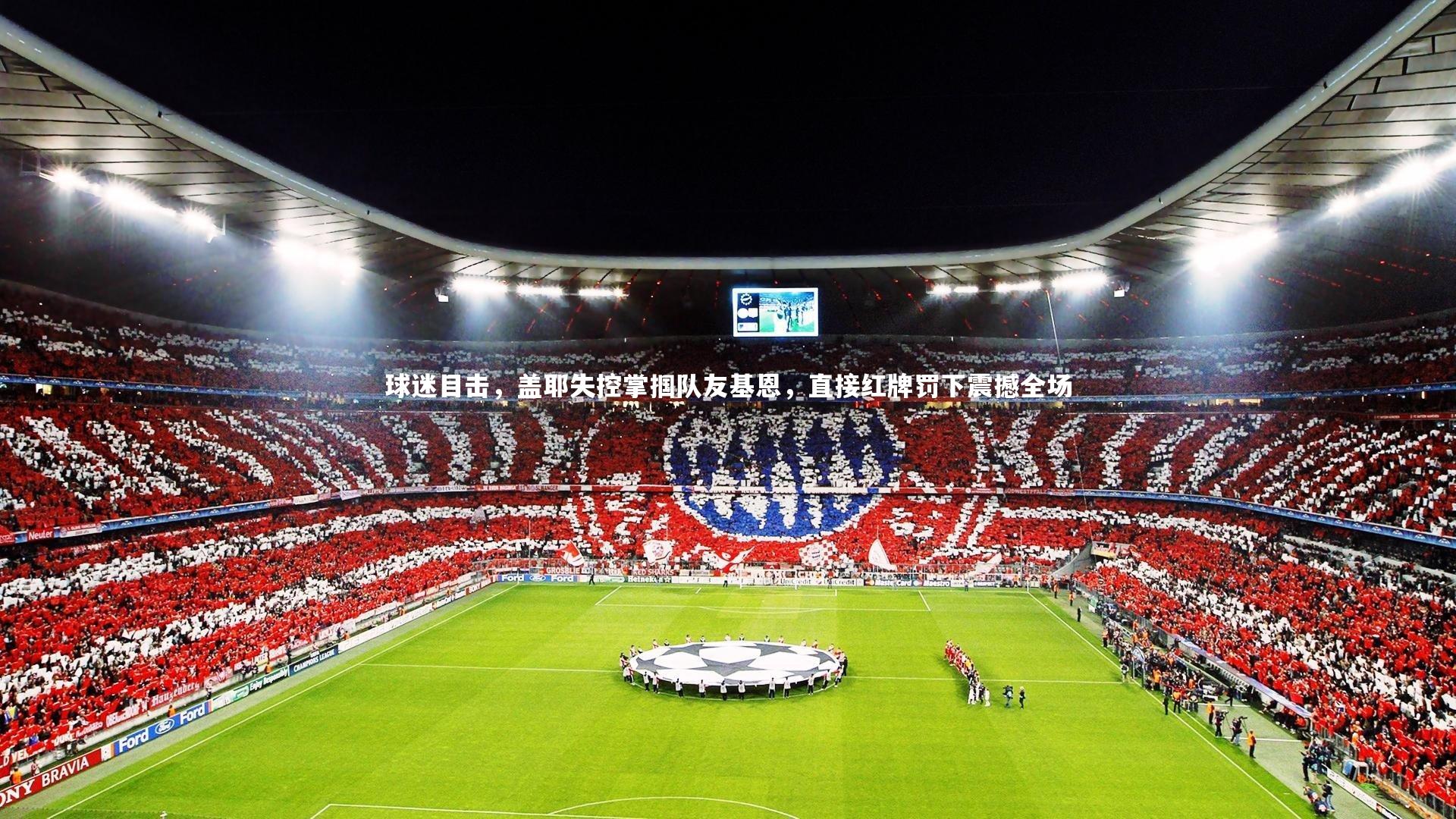 c7娱乐官网|球迷目击，盖耶失控掌掴队友基恩，直接红牌罚下震撼全场